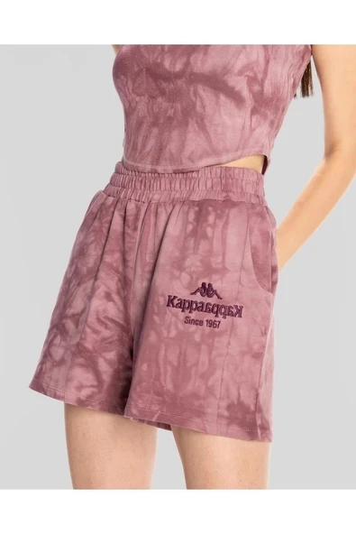 Kappa Authentic Rosemary Shorts Kadın Gül Kurusu Regular Fit Şort - Resim 2
