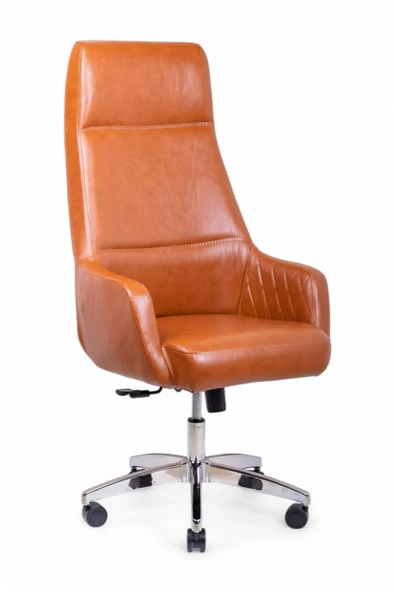 Chalette Kahverengi Deri Makam Koltuğu