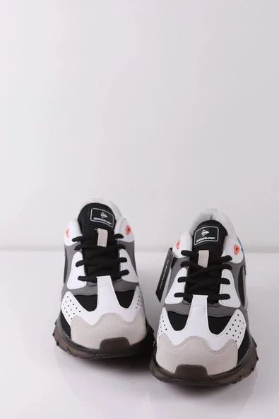 DUNLOP DNP-2234-Siyah Beyaz-Erkek GÜNLÜK SPOR AYAKKABI - Resim 3