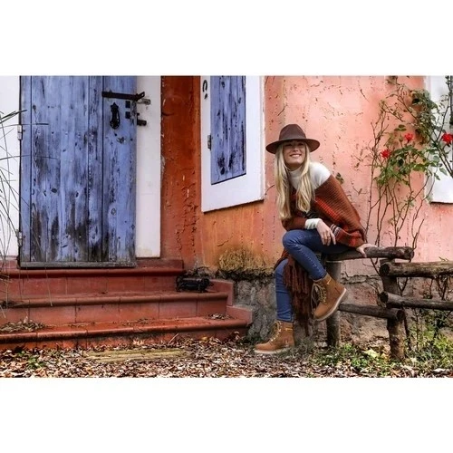 Caterpillar Sophıst Kadın Tarçın Nubuk Bot - Resim 3