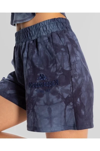 Kappa Authentic Rosemary Shorts Kadın Mavi Regular Fit Şort - Resim 5