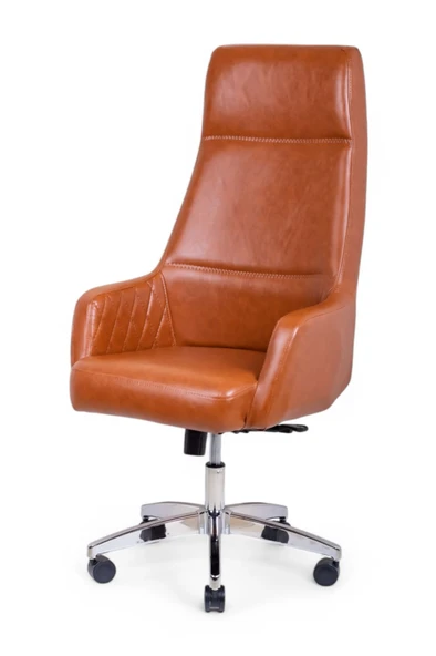 Chalette Kahverengi Deri Makam Koltuğu - 3