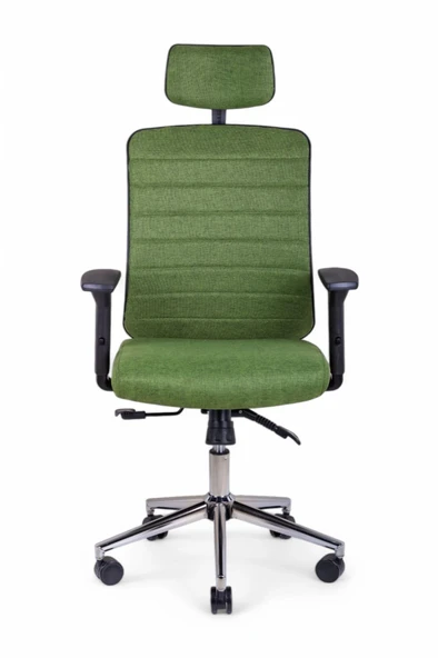 Paris Yeşil Keten Yönetici Koltuğu - 2