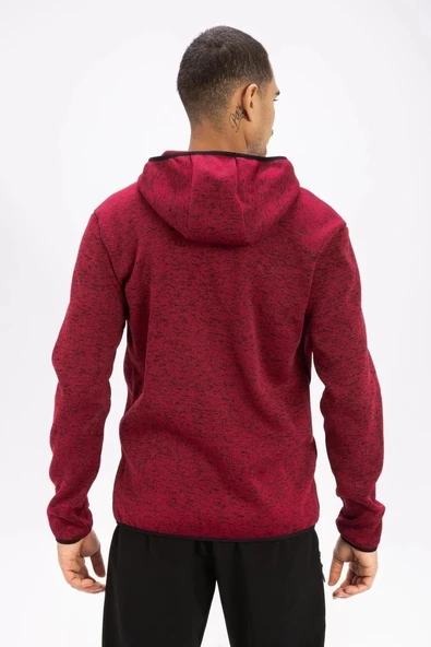 Exuma Tam Fermuarlı Erkek Sweatshirt - Resim 2