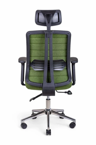 Paris Yeşil Keten Yönetici Koltuğu - 6