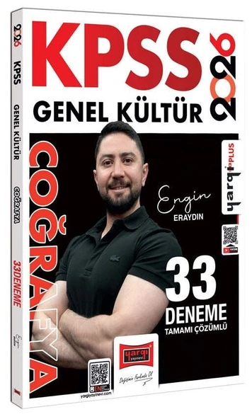 Yargı 2026 KPSS Coğrafya 33 Deneme Çözümlü - Engin Eraydın Yargı Yayınları ürün görseli 1