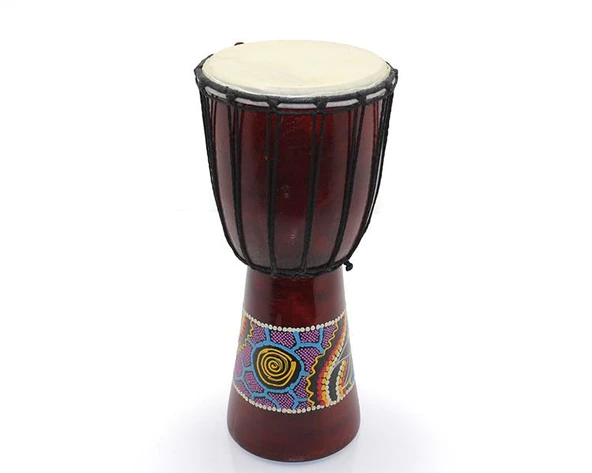 Batikli Ahşap Darbuka 30 Cm