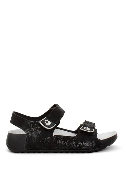Benetton BN-1237 Patik Erkek Çocuk Sandalet Siyah