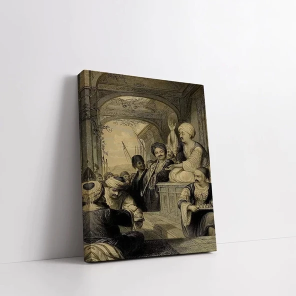 Sokak Müzisyenleri Kanvas Tablo - Resim 3