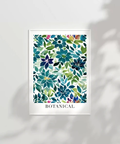 Çerçevesiz Poster Canlı Botanik Dünyası - Resim 3