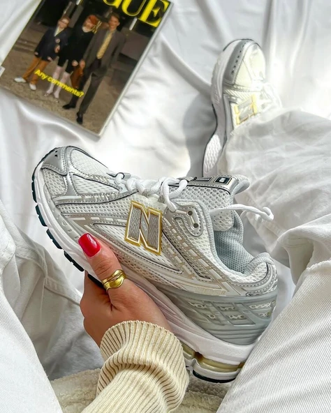 New Balance 1906R White Silver Gold - Resim 3