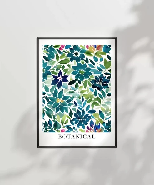 Çerçevesiz Poster Canlı Botanik Dünyası - Resim 7