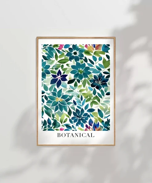 Çerçevesiz Poster Canlı Botanik Dünyası - Resim 8