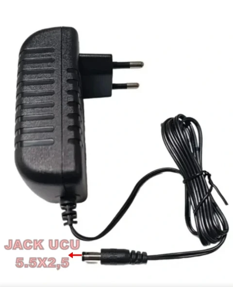 WEKO 14.4V Dc 1A Li-On Şarjlı Matkap ve Şarjlı Süpürge Şarj Aleti (5.5x2.5 Jaklı +Krokodilli 14.4 Volt 1 Amper 1000 mA) - Resim 3