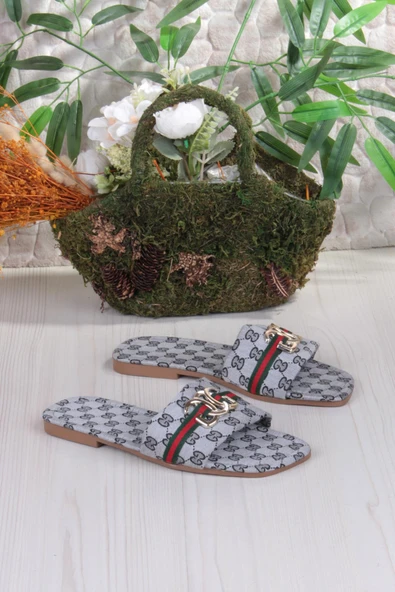 Fort 3573 Toka Detaylı Tatil Terliği Günlük Terlik Kadın Terlik - 4