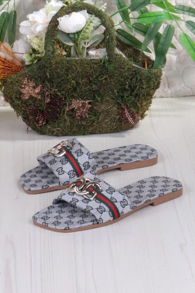 Fort 3573 Toka Detaylı Tatil Terliği Günlük Terlik Kadın Terlik - 5