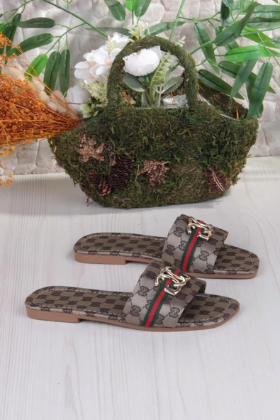 Fort 3573 Toka Detaylı Tatil Terliği Günlük Terlik Kadın Terlik - 10