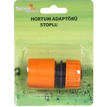 SPRING GARDEN HORTUM ADAPTÖRÜ STOPLU 3/4 ürün görseli 1