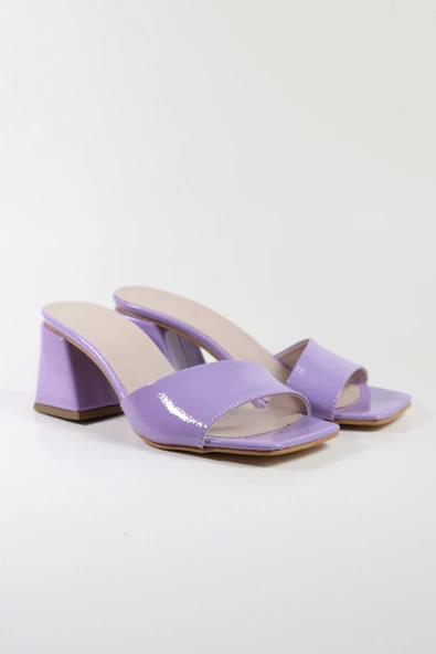 Assortie RENKLİ KALIN TOPUKLU TERLİK 6CM - 3