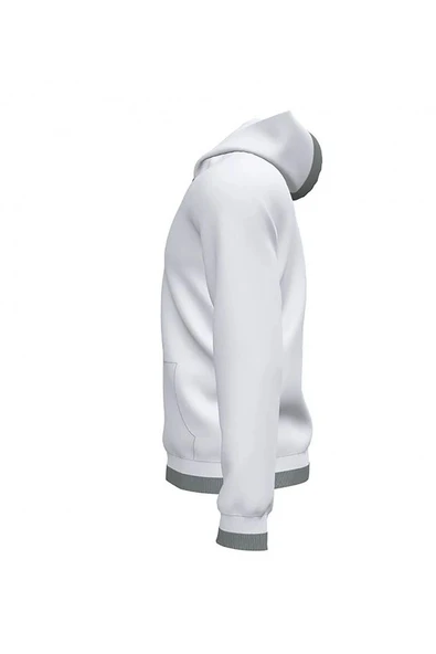 Joma Erkek Futbol Kamp Sweatshirt Confort Hoodie White Gray - Resim 3