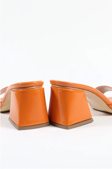 Assortie RENKLİ KALIN TOPUKLU TERLİK 6CM - 4