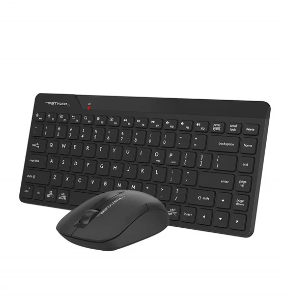 A4-Tech Kablosuz Set Mini Siyah (FG2200 AIR2) - Resim 2