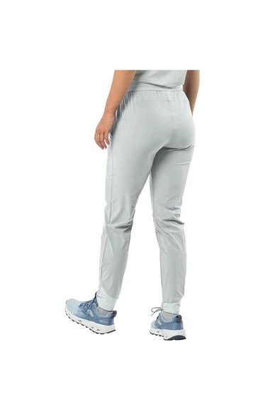 Jack Wolfskin Prelıght Chıll Kadın Gri Outdoor Pantolon - Resim 5