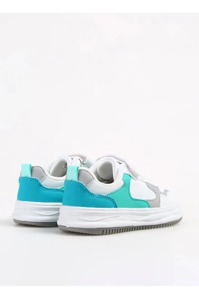 Benetton Beyaz - Gri Erkek Çocuk Sneaker BNI-10025 - 7