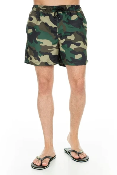 JACK&JONES JJICALI JJSWIM SHORTS AKM CAMO - Resim 2