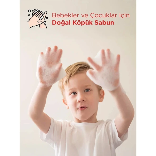 Babyton Çocuklar İçin Doğal Köpük Sabun Naturel - 3