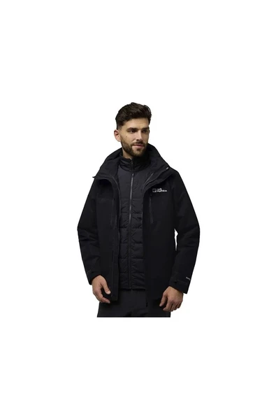 Jack Wolfskin Jasper 3ın1 Jkt M Erkek Outdoor Ceket Siyah - 1