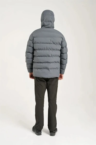 Erkek H Wınter Jacket M Erkek Mont Gri 2211093-057 - 3