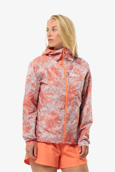 JACK WOLFSKIN Prelıght Wınd Kadın Turuncu Ceket - 1