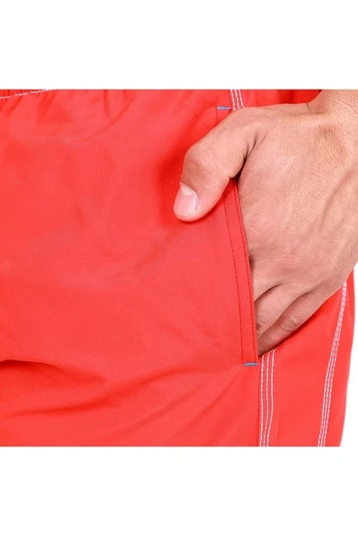 Arena Fundamentals Solid Boxer Erkek Kırmızı Yüzücü Mayosu 4051548 - Resim 4