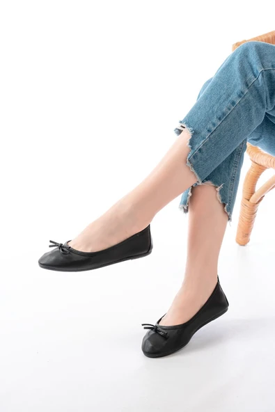 6101 Nut Günlük Fiyonklu Kadın Babet - 9