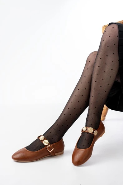 İnf-6363 Taba Baret Tokalı Günlük Ayakkabı