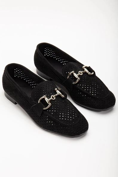 401 Taba Süet Delikli Günlük Kadın Babet - 6