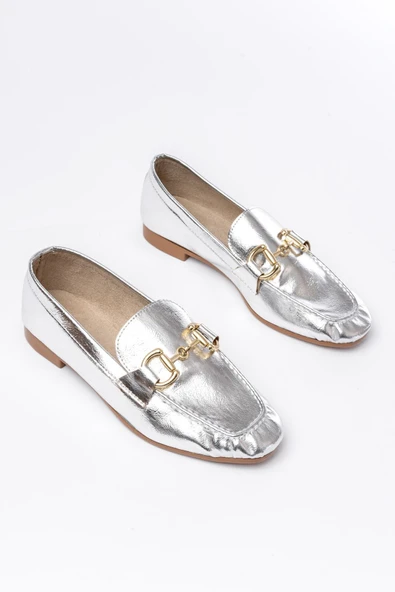 303 Siyah Süet Toka Aksesuarlı Günlük Kadın Babet - 7