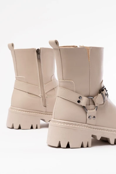 868-2015 Siyah Fermuarlı Günlük Kadın Bot - 10