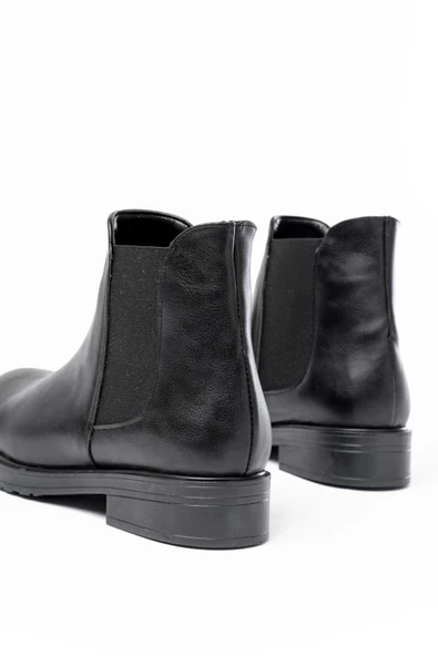 165-230 Siyah Lastikli Günlük Kadın Bot - 4