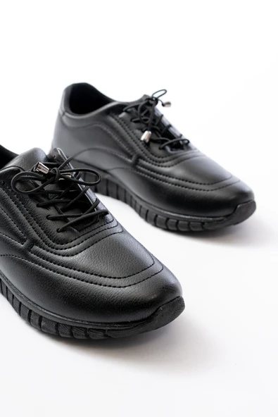 K-504 Beyaz Bağcıklı Desenli Günlük Spor Ayakkabı - 11