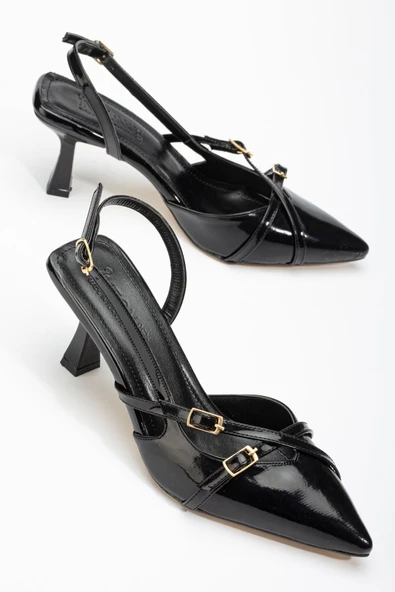 St-005 Leopar Günlük 7 Cm Topuklu Ayakkabı - 2