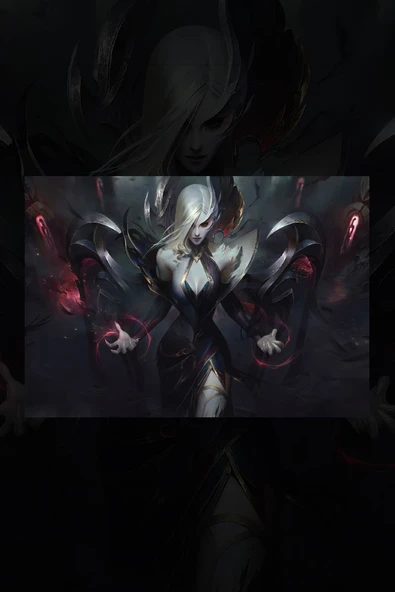 SELMIRA LOL Morgana Oyun Kanvas Tablo - 2