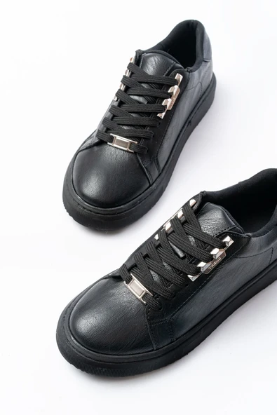 P-910 Bej Bağcıklı Taban Dikişli Günlük Kadın Spor - 12