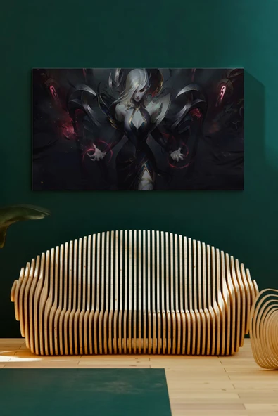 SELMIRA LOL Morgana Oyun Kanvas Tablo