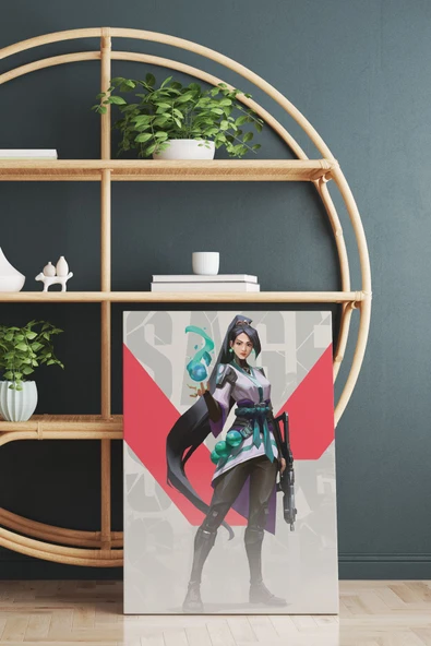 SELMIRA FPS Oyun Valo Sage Kanvas Tablo