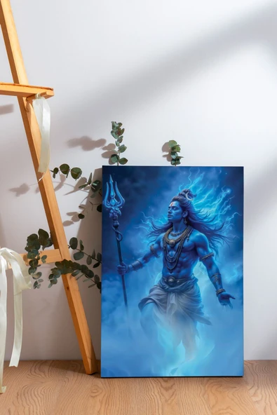 SELMIRA Lord Shiva Kanvas Tablo