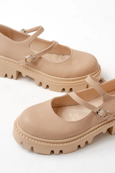 868-756 Nut Günlük Yüksek Tabanlı Loafer Ayakkabı - 4