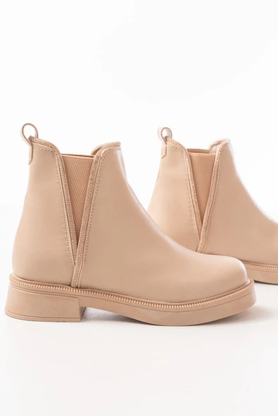 02-3055 Siyah Rugan Leopar Bağcıklı Fermuarlı Günlük Kadın Bot - 9