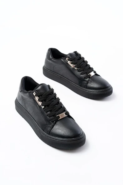 P-910 Bej Bağcıklı Taban Dikişli Günlük Kadın Spor - 11